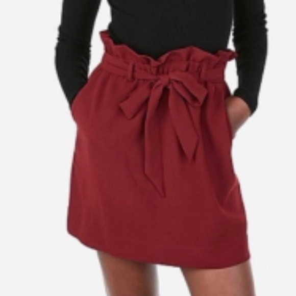 Express Dresses & Skirts - Express | High Waist Mini Skirt with Tie